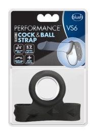 Blush - Performance - VS6 - Silicone Cock & Ball Strap - Black - Boink Adult Boutique www.boinkmuskoka.com