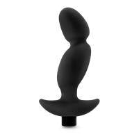 Blush - Platinum - Silicone Vibrating Prostate Massager 04 - Black - Boink Adult Boutique www.boinkmuskoka.com
