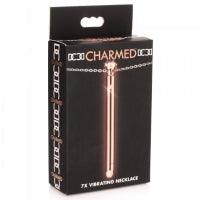 Charmed 7X Vibrating Necklace - Rose Gold - Boink Adult Boutique www.boinkmuskoka.com