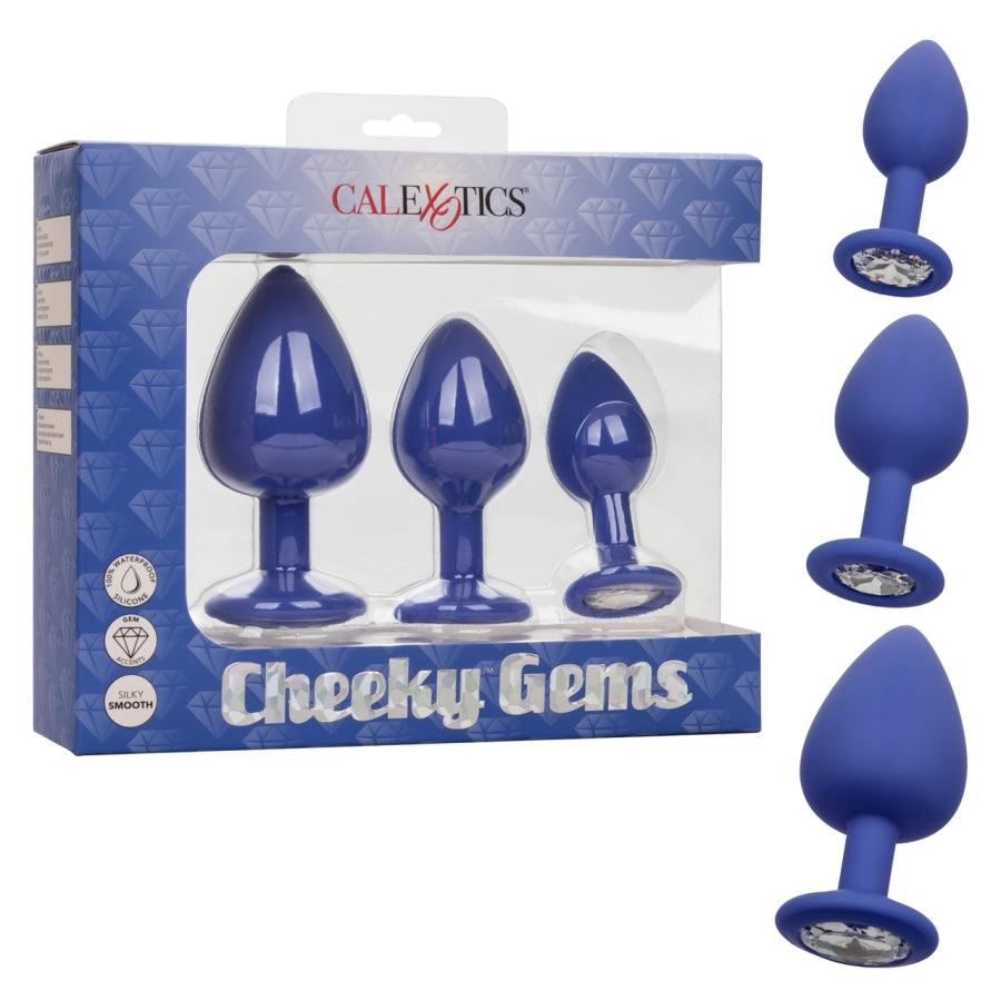 Cheeky Gems Butt Plug Set - Multiple Colours - 3 sizes Included - Boink Adult Boutique www.boinkmuskoka.com