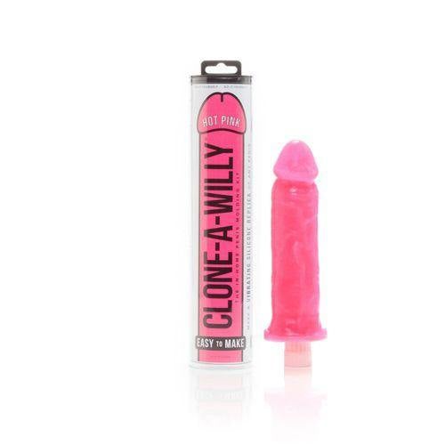 Clone-A-Willy Kit - Vibrating Silicone Replica Molding Kit - Hot Pink - Boink Adult Boutique www.boinkmuskoka.com