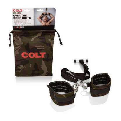 Colt - Camo Restraint Over the Door Cuffs - Boink Adult Boutique www.boinkmuskoka.com