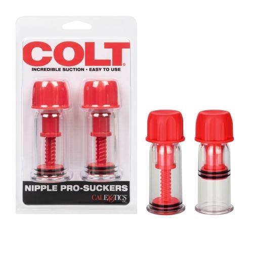 Colt Nipple Pro-Suckers - Red or Black - Boink Adult Boutique www.boinkmuskoka.com