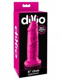 Dillio 6" Chub Dildo - Pink - Boink Adult Boutique www.boinkmuskoka.com