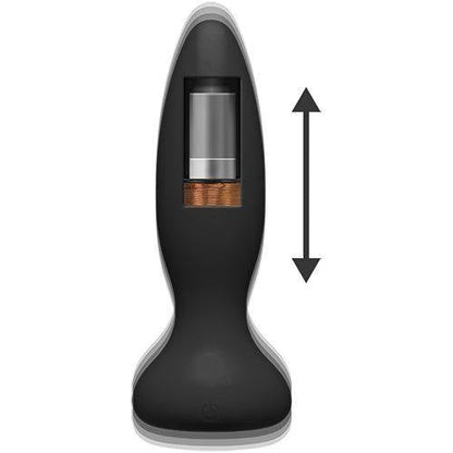 Doc Johnson - A-Play - Thrust - Experienced - Rechargeable Silicone Anal Plug w/Remote - Black - Boink Adult Boutique www.boinkmuskoka.com