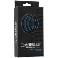 Doc Johnson - OptiMALE™ - C-Ring Kit THIN BLACK - Boink Adult Boutique www.boinkmuskoka.com