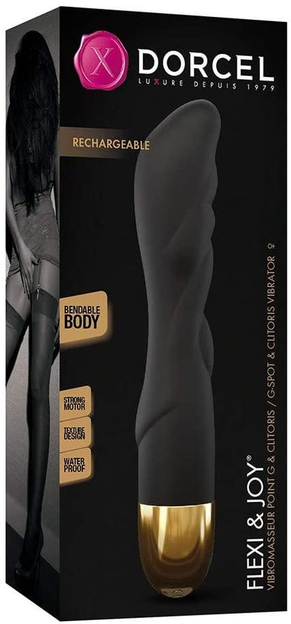 Dorcel Flexi & Joy - Textured bendable Vibrator - Pure Joy - Boink Adult Boutique www.boinkmuskoka.com