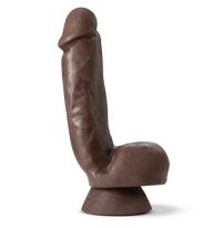 Dr. Skin Plus - 8 Inch Thick Poseable Dildo With Squeezable Balls - Boink Adult Boutique www.boinkmuskoka.com
