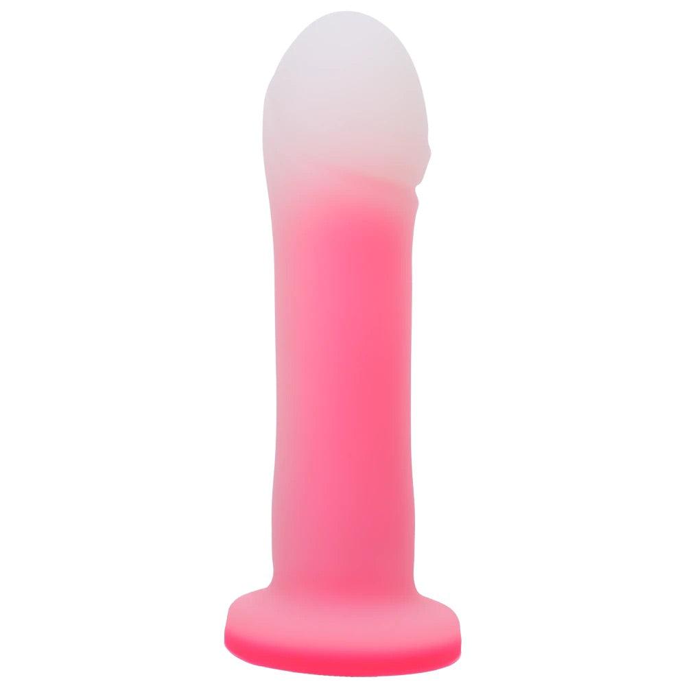 Duchess Dual Density Silicone Vibrating Dildo - Candy Pink - Boink Adult Boutique www.boinkmuskoka.com