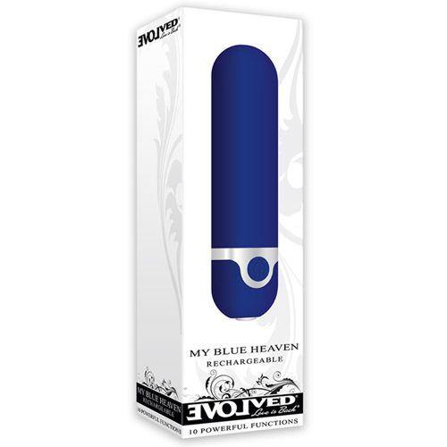 Evolved - My Blue Heaven Rechargeable Silicone Bullet - Boink Adult Boutique www.boinkmuskoka.com