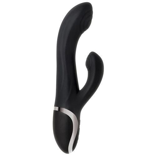 Extreme Rumble Rabbit Silicone Rechargeable Vibe - Black - Extremely Powerful - Boink Adult Boutique www.boinkmuskoka.com