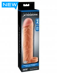 Fantasy X-tensions Perfect 2" Extension with Ball Strap - 2 Colours - Boink Adult Boutique www.boinkmuskoka.com