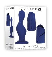GenderX - Kit Ins & Outs Blue - Boink Adult Boutique www.boinkmuskoka.com