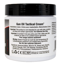 Gun Oil Tactical Cream Jar 6oz - Boink Adult Boutique www.boinkmuskoka.com