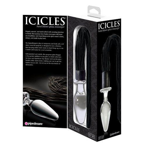 Icicles - No. 49 - Hand Blown Glass Massager - Boink Adult Boutique www.boinkmuskoka.com
