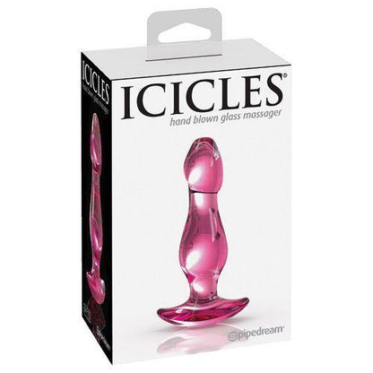 Icicles - No. 73 - 4.25 Inch Handcrafted Glass Anal Probe - Pink - Boink Adult Boutique www.boinkmuskoka.com