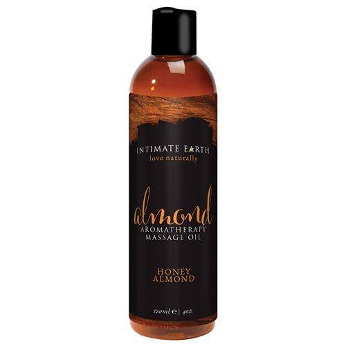 Intimate Earth - Almond Aromatherapy Massage Oil 120 ml - Boink Adult Boutique www.boinkmuskoka.com