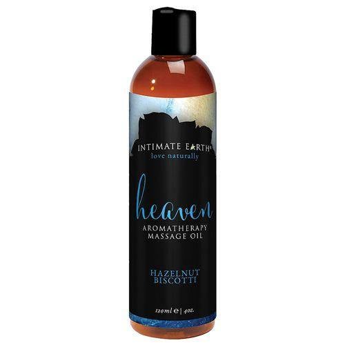 Intimate Earth - Heaven Aromatherapy Massage Oil - Hazelnut Biscotti - Boink Adult Boutique www.boinkmuskoka.com