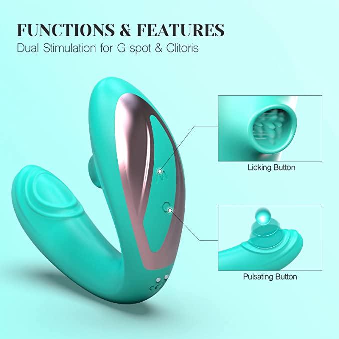 Juicy Clitoral Licking Vibrator with Remote Control - Boink Adult Boutique www.boinkmuskoka.com