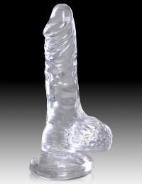 King Cock Clear Cock with Balls - Boink Adult Boutique www.boinkmuskoka.com