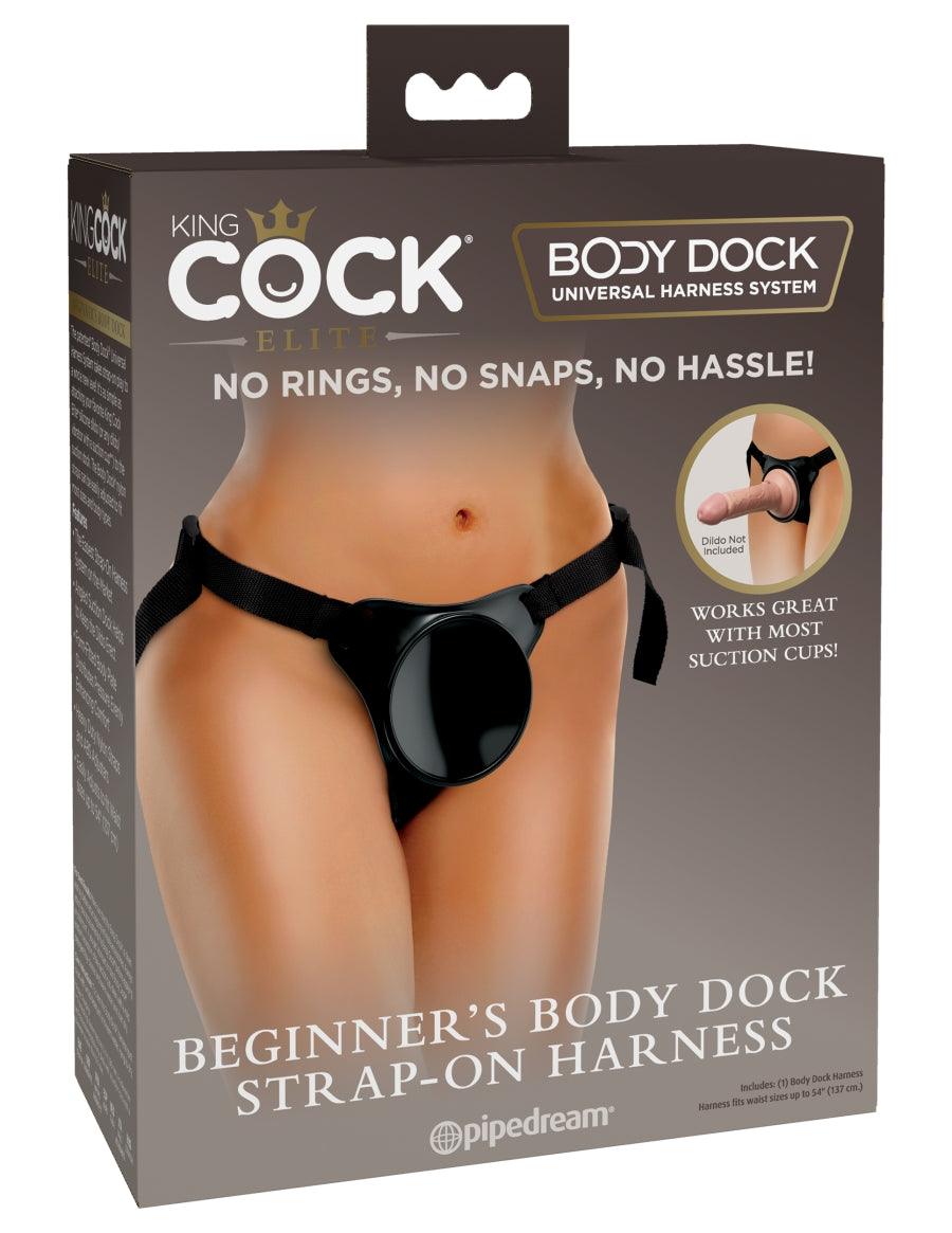 King Cock Elite Beginner's Body Dock Strap-On Harness - Boink Adult Boutique www.boinkmuskoka.com