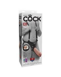 King Cock Hollow Strap On Suspender System - Various Sizes and Colours - Boink Adult Boutique www.boinkmuskoka.com