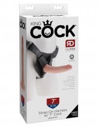 King Cock Strap-On Harness Cock- Various Sizes and Colours - Boink Adult Boutique www.boinkmuskoka.com