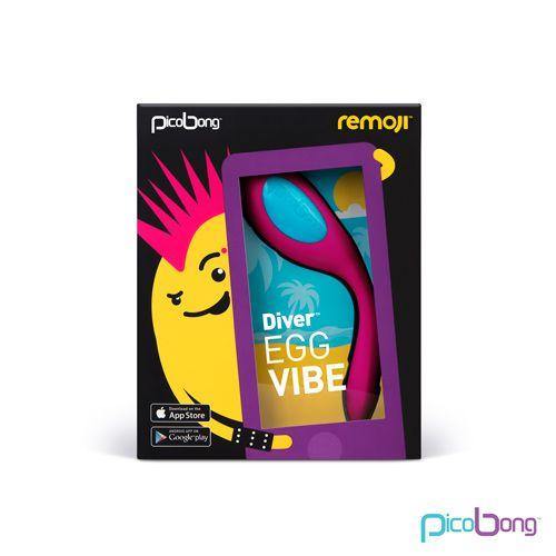 Lelo - Pico Bong - REMOJI: Diver Egg Vibe iOS and Android compatible - Boink Adult Boutique www.boinkmuskoka.com
