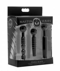 Master Series Dark Rods 3 Piece Silicone Penis Plug Set - Boink Adult Boutique www.boinkmuskoka.com