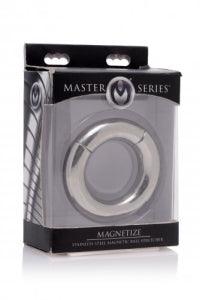 Master Series - Magnetize Stainless Steel Magnetic Ball Stretcher - Boink Adult Boutique www.boinkmuskoka.com