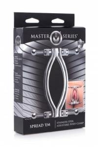 Master Series Stainless Steel Adjustable Pussy Clamp - Boink Adult Boutique www.boinkmuskoka.com