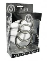 Master Series Trine Steel C-Ring Collection - Boink Adult Boutique www.boinkmuskoka.com