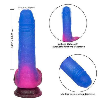 Naughty Bits 10 Function Ombre Hombre Waterproof Vibrating Dildo - Purple - 2 Sizes - Boink Adult Boutique www.boinkmuskoka.com
