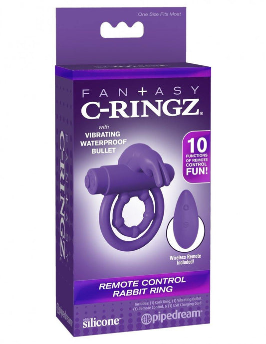 NEW FCR - Remote Control Rabbit Ring Purple - Boink Adult Boutique www.boinkmuskoka.com