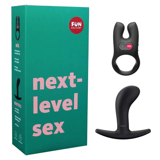 NEXT-LEVEL SEX Vibe Set | NOS Cock ring & BOOTIE Plug-Small | FUN FACTORY - Boink Adult Boutique www.boinkmuskoka.com Canada