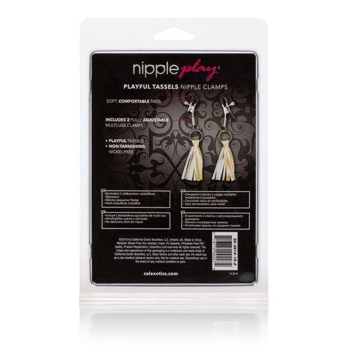 Nipple Play Clamps with Playful Tassels - Boink Adult Boutique www.boinkmuskoka.com