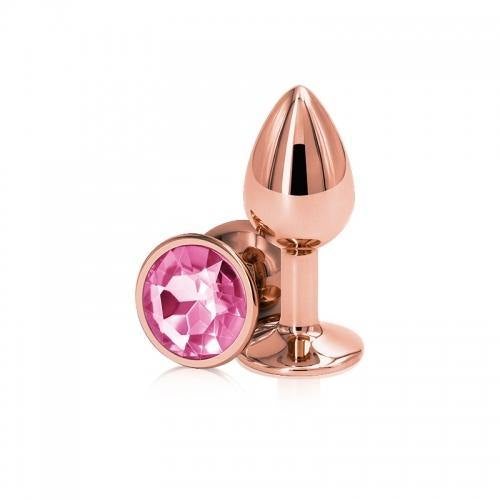 NS - Rear Assets - Rose Gold Crystal - Multiple Crystal Colours and Plug Sizes - Boink Adult Boutique www.boinkmuskoka.com