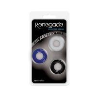 Renegade - Intensity Cock Rings - Set of 3 - 2 Colours - Boink Adult Boutique www.boinkmuskoka.com