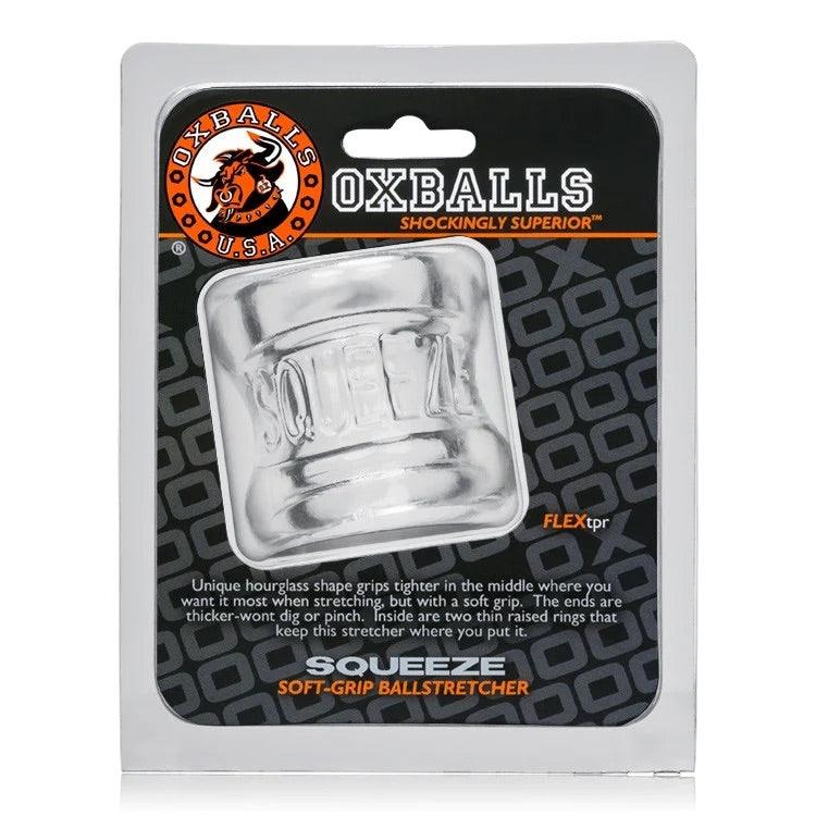 Oxballs - SQUEEZE - Ballstretcher in clear or black - Boink Adult Boutique www.boinkmuskoka.com
