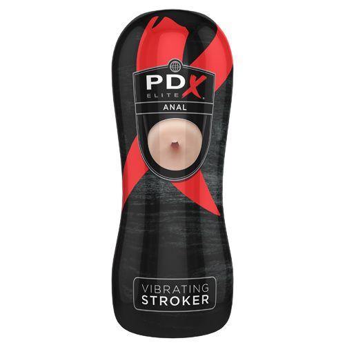 PDX Elite Anal Vibrating Stroker - Ivory - Boink Adult Boutique www.boinkmuskoka.com