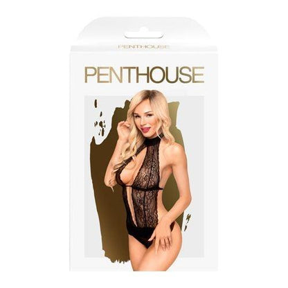 Penthouse - Perfect Lover - Black or White - Keyhole Playsuit - Boink Adult Boutique www.boinkmuskoka.com