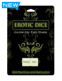Pipedream Erotic Dice - Glow in the Dark - Boink Adult Boutique www.boinkmuskoka.com