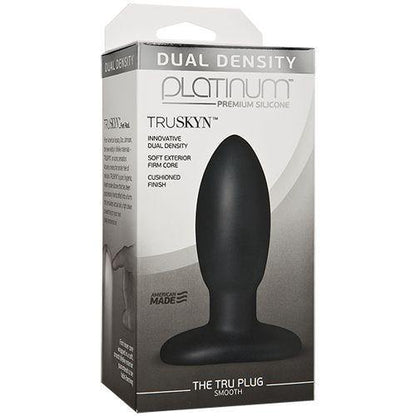 Platinum - The Tru Plug - Smooth - Black - Boink Adult Boutique www.boinkmuskoka.com