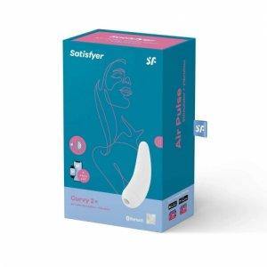 Satisfyer Curvy 2+ Air Pulse Stimulator + Vibration - Boink Adult Boutique www.boinkmuskoka.com