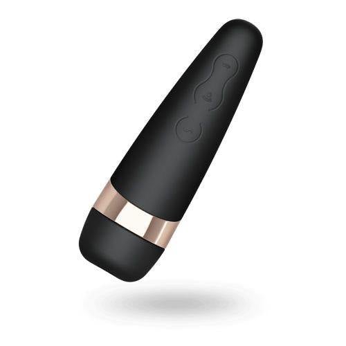 Satisfyer Pro 3+ Black/Gold - Clitoral Stimulator Pressure Wave Vibe - Boink Adult Boutique www.boinkmuskoka.com
