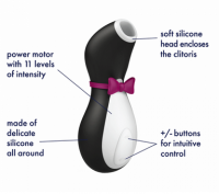 Satisfyer - 'Pro Penguin' Pressure Wave Massager Clitoral Stimulator - Boink Adult Boutique www.boinkmuskoka.com