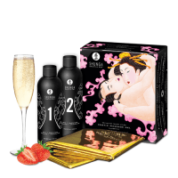 Shunga - Erotic Massage Gel in Exotic Fruit/Sparkling Strawberry Wine - Curbside Pickup Options - Boink Adult Boutique www.boinkmuskoka.com