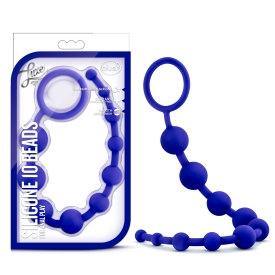 Silicone 10 Anal Beads - 12.5 Inches Long by Blush - Boink Adult Boutique www.boinkmuskoka.com Canada
