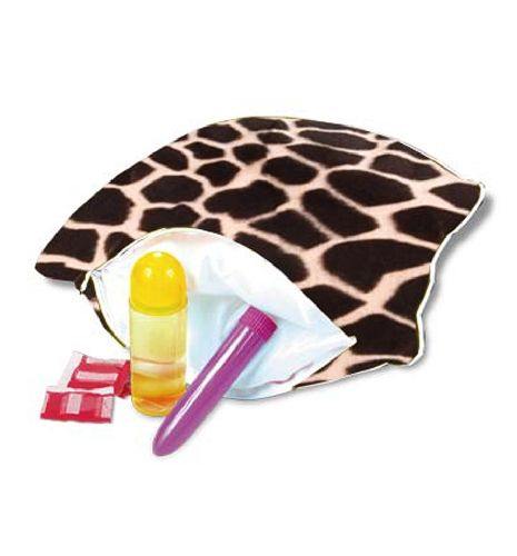 Sportsheets - Hide Your Vibe Zipper Pillow - Giraffe - Boink Adult Boutique www.boinkmuskoka.com Canada