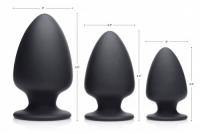 Squeeze-It Plugs - Squeezable Silicone Anal Plug - 2 Sizes - Boink Adult Boutique www.boinkmuskoka.com
